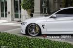BMW 435i on Velos Designwerks Wheels 2014 года